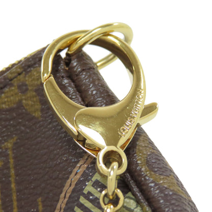 LOUIS VUITTON M63798 Mini Pochette Accessoires Label Collection Accessory pouch Monogram canvas Ladies [Used]