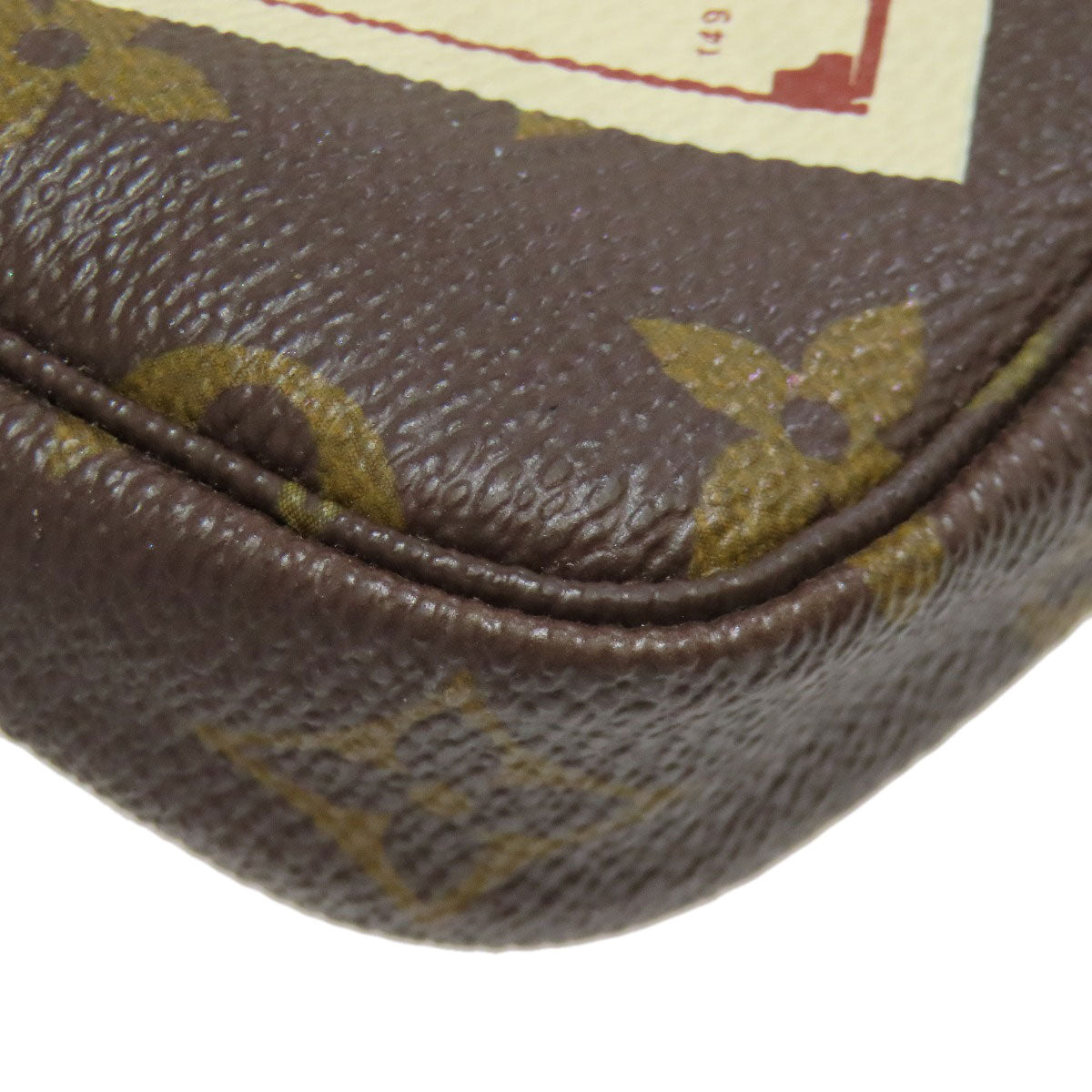 LOUIS VUITTON M63798 Mini Pochette Accessoires Label Collection Accessory pouch Monogram canvas Ladies [Used]