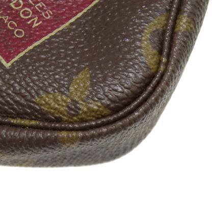 LOUIS VUITTON M63798 Mini Pochette Accessoires Label Collection Accessory pouch Monogram canvas Ladies [Used]