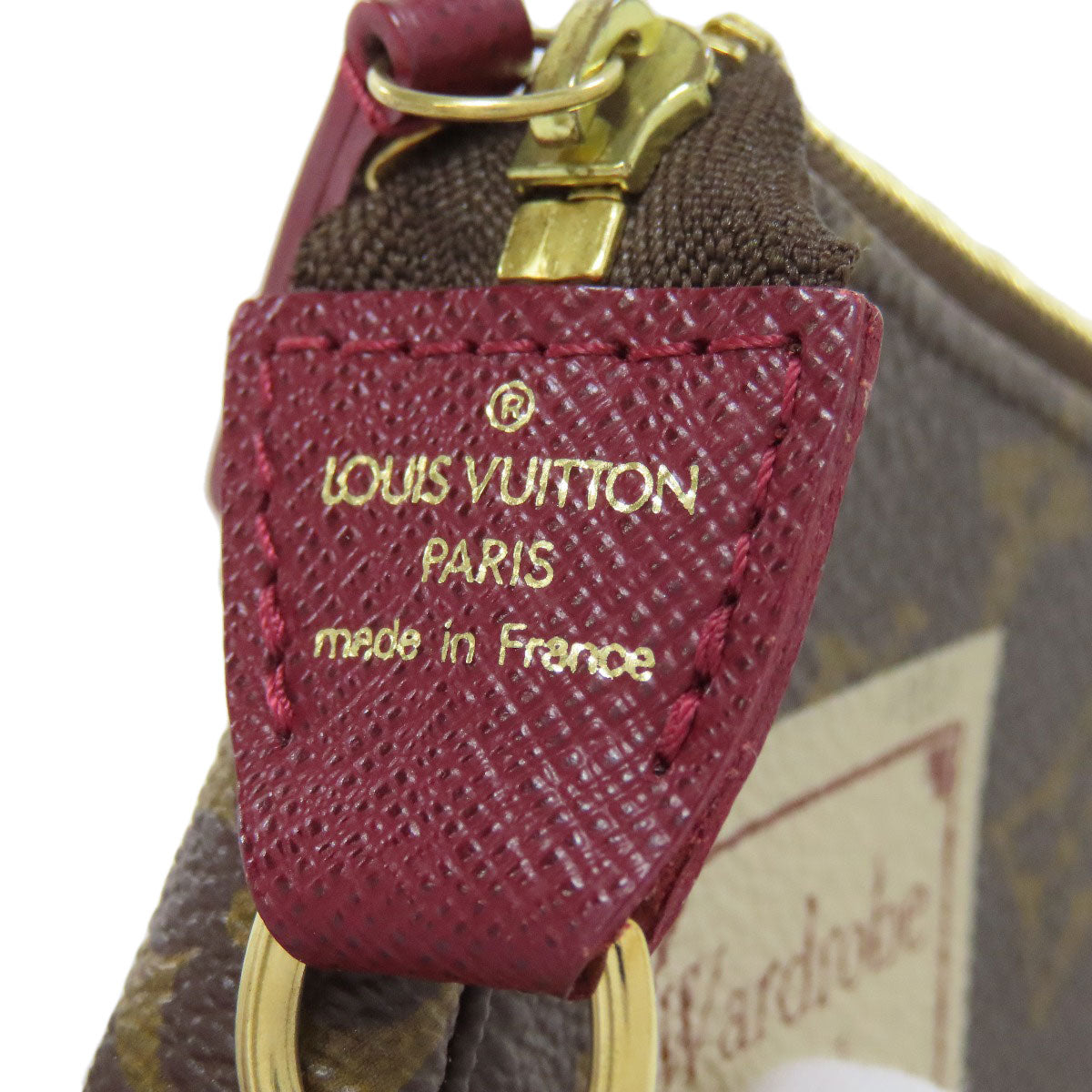 LOUIS VUITTON M63798 Mini Pochette Accessoires Label Collection Accessory pouch Monogram canvas Ladies [Used]