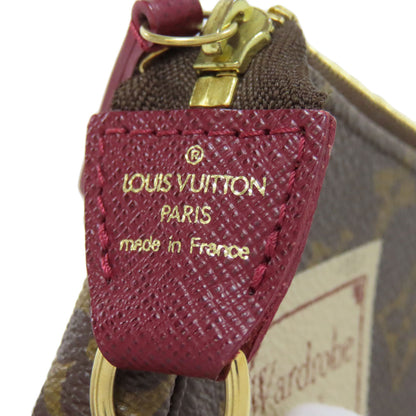 LOUIS VUITTON M63798 Mini Pochette Accessoires Label Collection Accessory pouch Monogram canvas Ladies [Used]