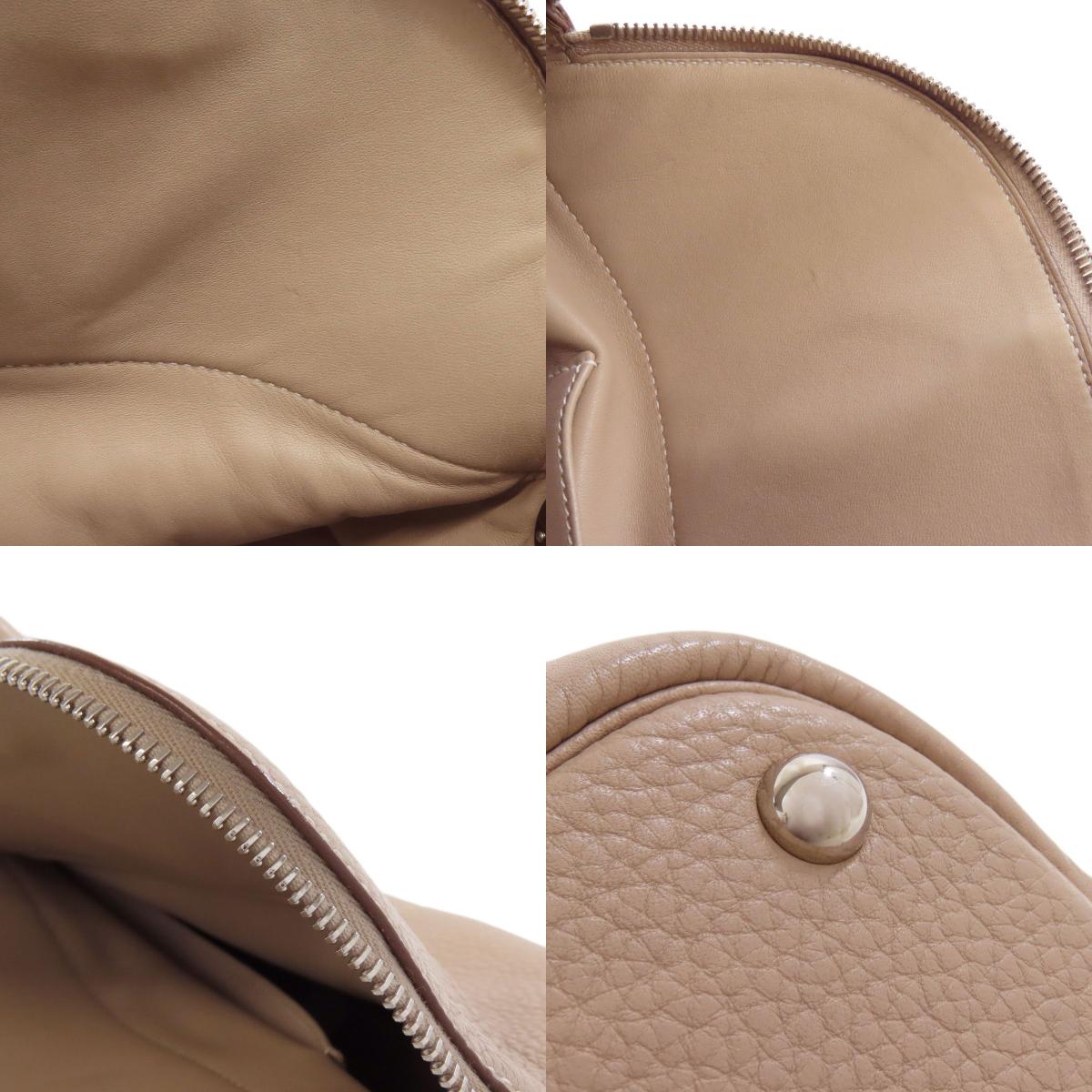 HERMES Bolide35 Argile SilverHardware Handbag Taurillon Clemence Ladies [Used]