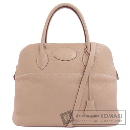 HERMES Bolide35 Argile SilverHardware Handbag Taurillon Clemence Ladies [Used]