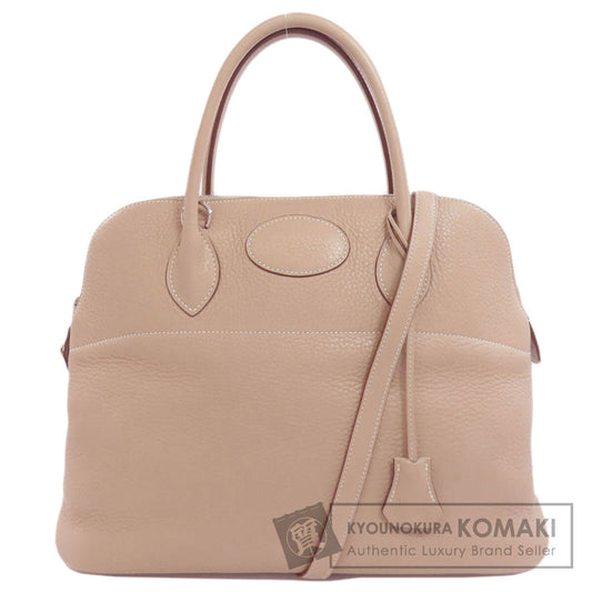 HERMES Bolide35 Argile SilverHardware Handbag Taurillon Clemence Ladies [Used]