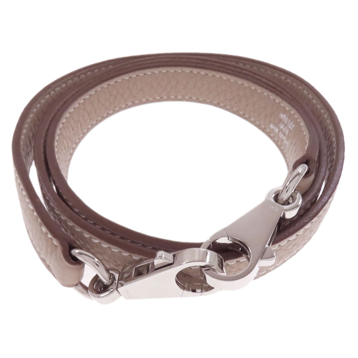 HERMES Bolide35 Argile SilverHardware Handbag Taurillon Clemence Ladies [Used]