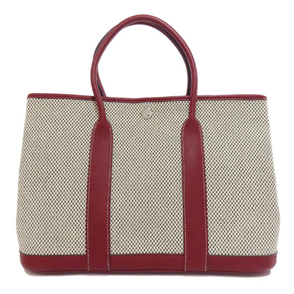 HERMES Garden party TPM Handbag Canvas Ladies [Used]