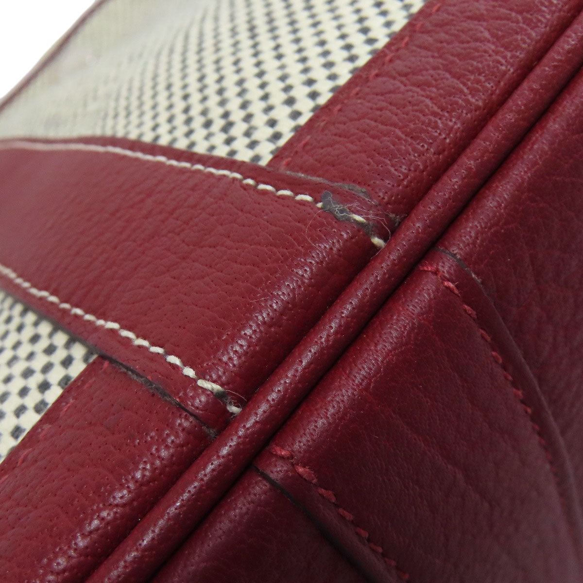 HERMES Garden party TPM Handbag Canvas Ladies [Used]