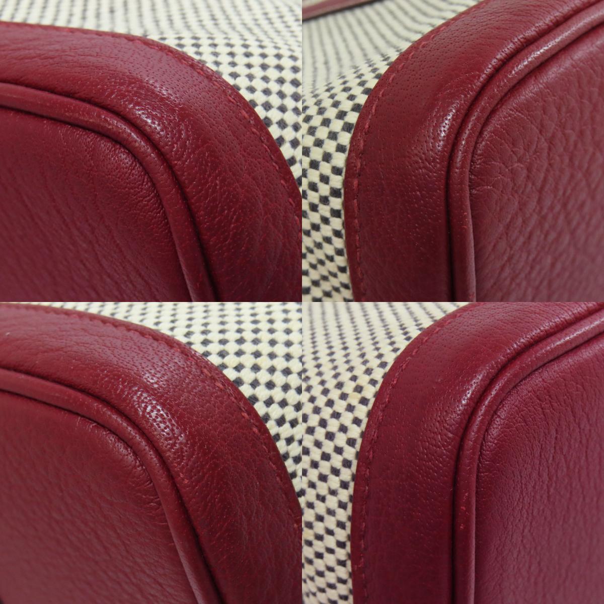 HERMES Garden party TPM Handbag Canvas Ladies [Used]