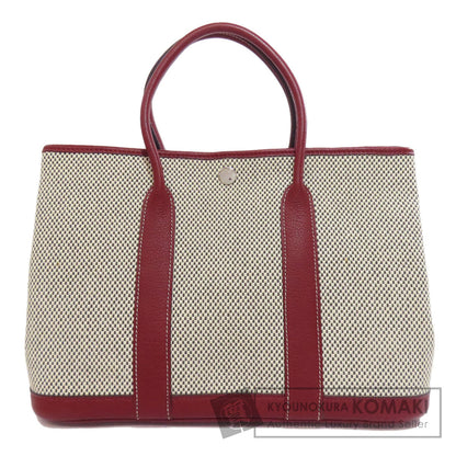 HERMES Garden party TPM Handbag Canvas Ladies [Used]