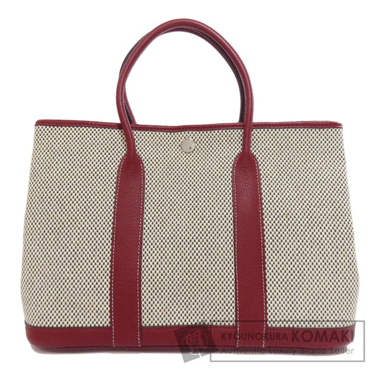 HERMES Garden party TPM Handbag Canvas Ladies [Used]