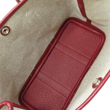 HERMES Garden party TPM Handbag Canvas Ladies [Used]