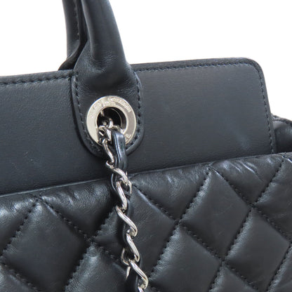 CHANEL Matelasse 2WAY SilverHardware Tote Bag Leather Ladies [Used]