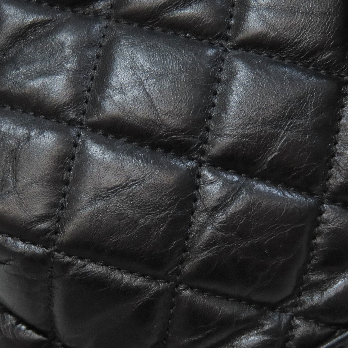 CHANEL Matelasse 2WAY SilverHardware Tote Bag Leather Ladies [Used]