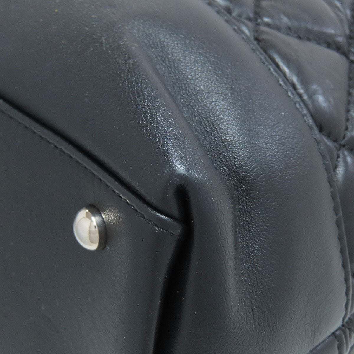 CHANEL Matelasse 2WAY SilverHardware Tote Bag Leather Ladies [Used]