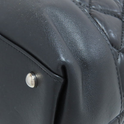 CHANEL Matelasse 2WAY SilverHardware Tote Bag Leather Ladies [Used]