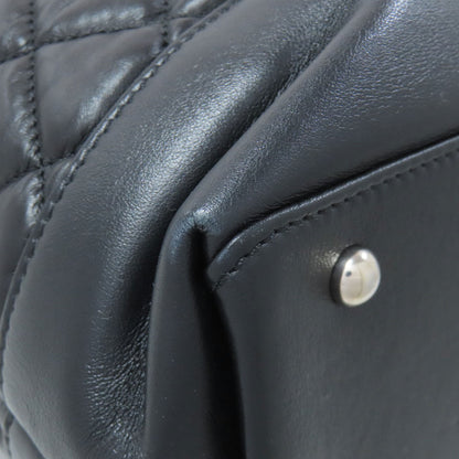 CHANEL Matelasse 2WAY SilverHardware Tote Bag Leather Ladies [Used]