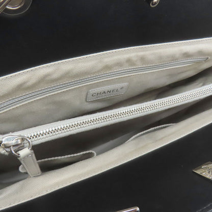 CHANEL Matelasse 2WAY SilverHardware Tote Bag Leather Ladies [Used]