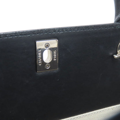 CHANEL Matelasse 2WAY SilverHardware Tote Bag Leather Ladies [Used]