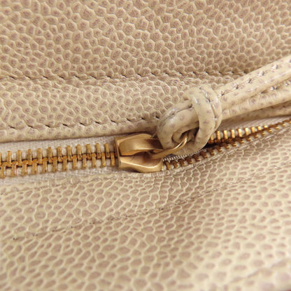 CHANEL Matelasse Chain Bag COCO Mark GoldHardware Tote Bag Grained Calfskin Skin Ladies [Used]