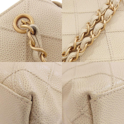 CHANEL Matelasse Chain Bag COCO Mark GoldHardware Tote Bag Grained Calfskin Skin Ladies [Used]