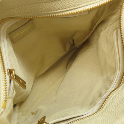 CHANEL Matelasse Chain Bag COCO Mark GoldHardware Tote Bag Grained Calfskin Skin Ladies [Used]