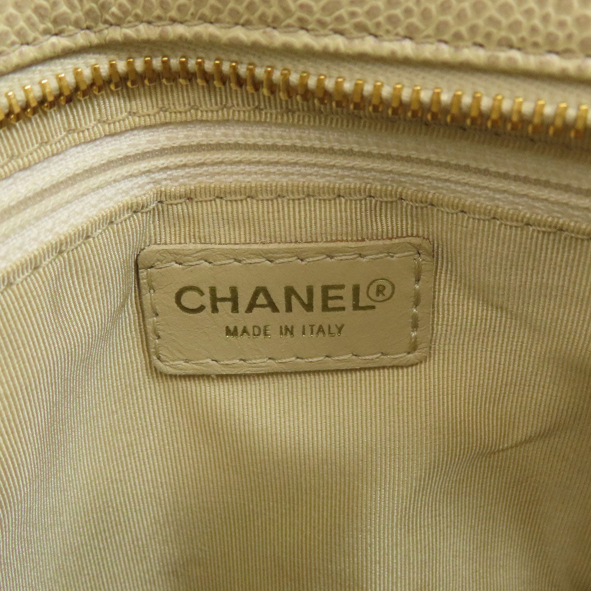 CHANEL Matelasse Chain Bag COCO Mark GoldHardware Tote Bag Grained Calfskin Skin Ladies [Used]