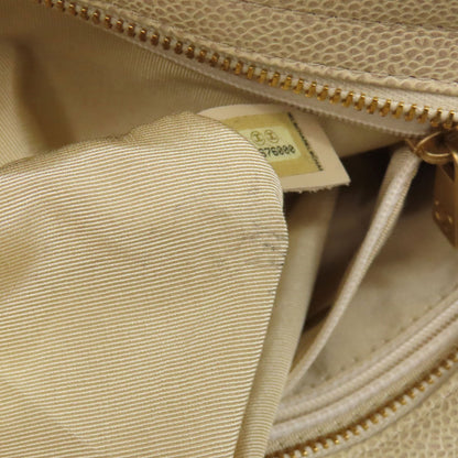 CHANEL Matelasse Chain Bag COCO Mark GoldHardware Tote Bag Grained Calfskin Skin Ladies [Used]