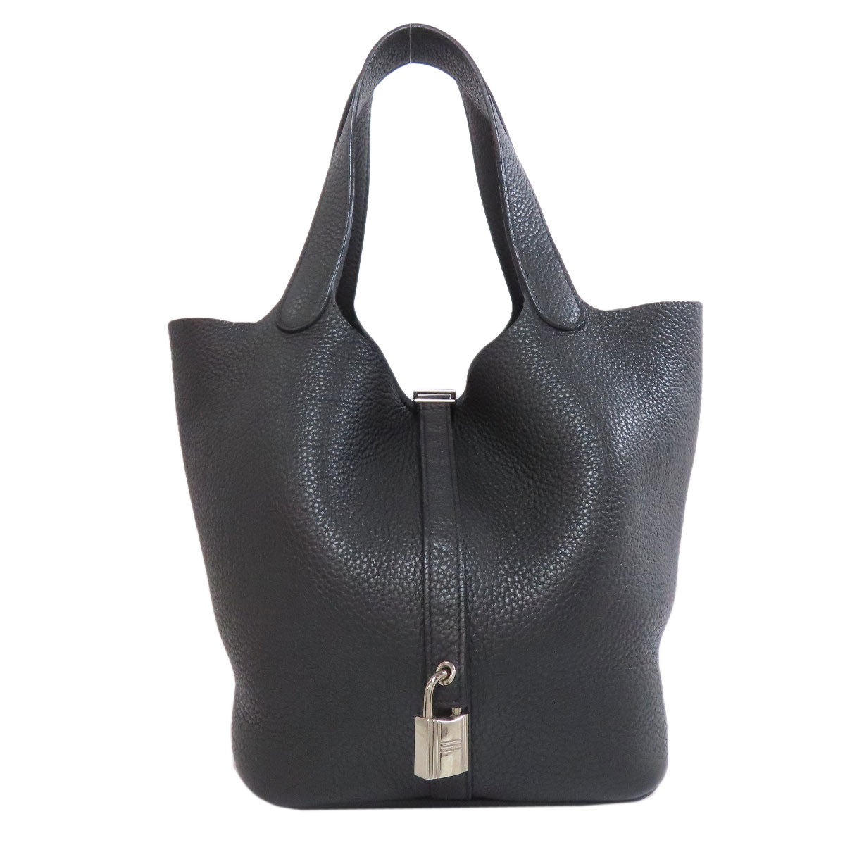 HERMES Picotin Lock MM SilverHardware Handbag Togo Ladies [Used]