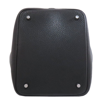 HERMES Picotin Lock MM SilverHardware Handbag Togo Ladies [Used]