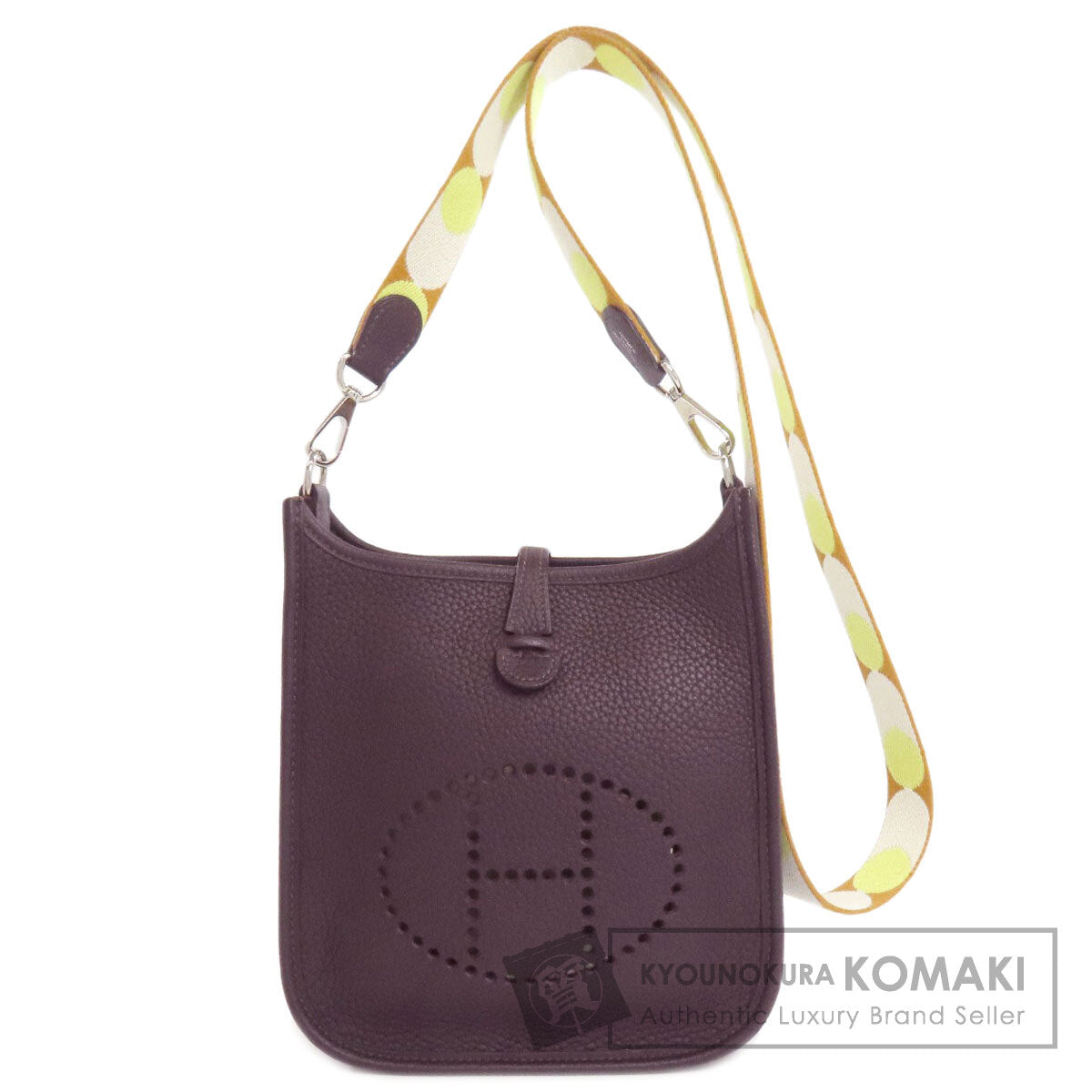 HERMES EvelyneTPM SilverHardware Shoulder Bag Taurillon Clemence Ladies [Used]