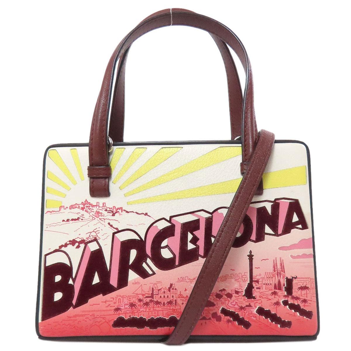 LOEWE Postal City 2WAY Handbag Calf Ladies [Used]