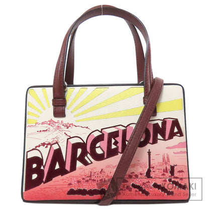 LOEWE Postal City 2WAY Handbag Calf Ladies [Used]