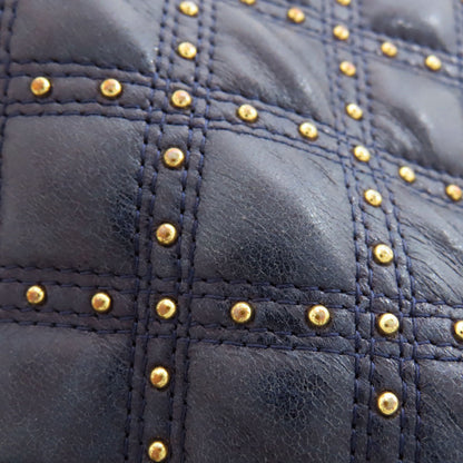 CHANEL Studs COCO Mark GoldHardware Long wallet (with coin pocket) Lambskin Ladies [Used]