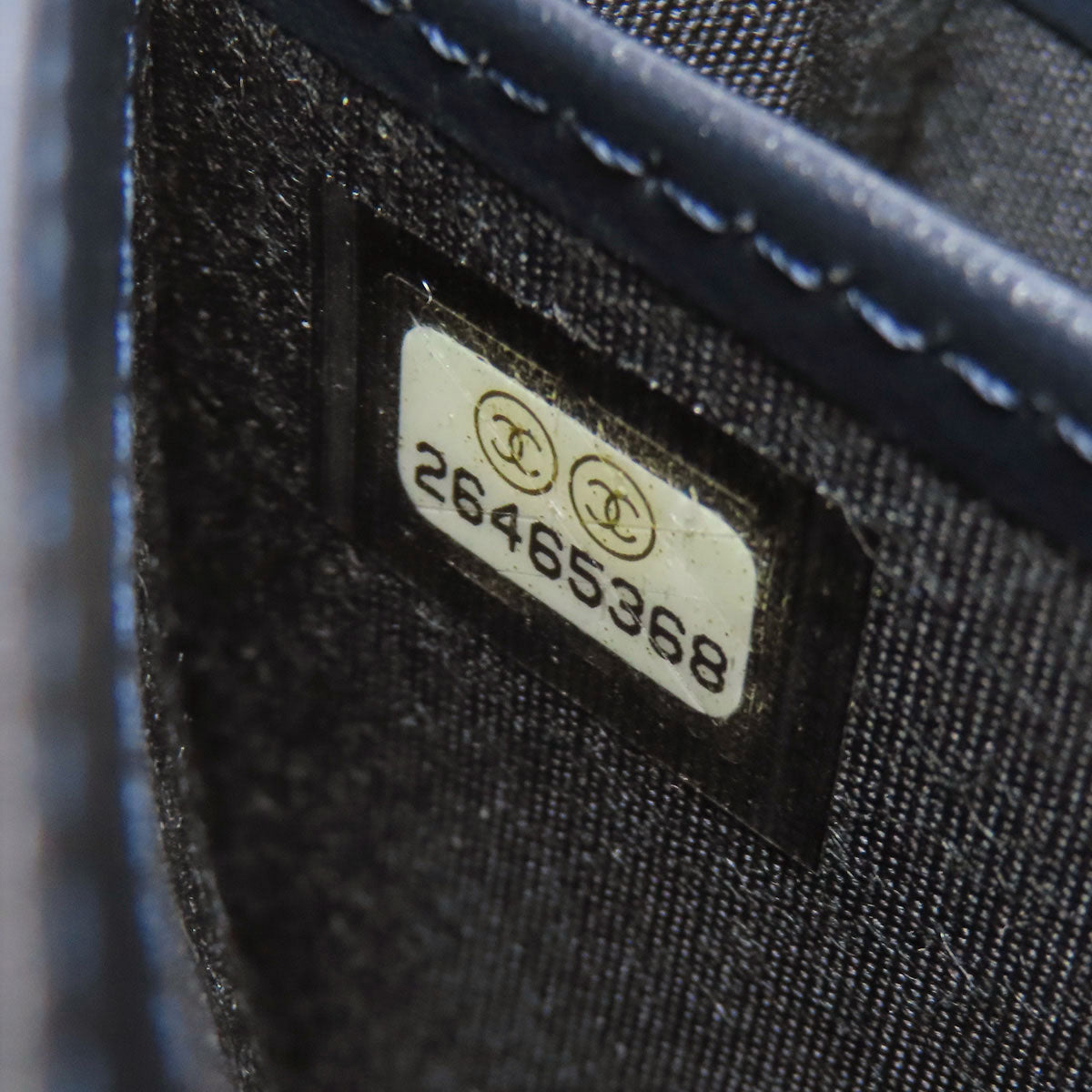 CHANEL Studs COCO Mark GoldHardware Long wallet (with coin pocket) Lambskin Ladies [Used]