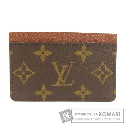 LOUIS VUITTON M61733 Porte Cartes・Simple Card Case Monogram canvas Ladies [Used]