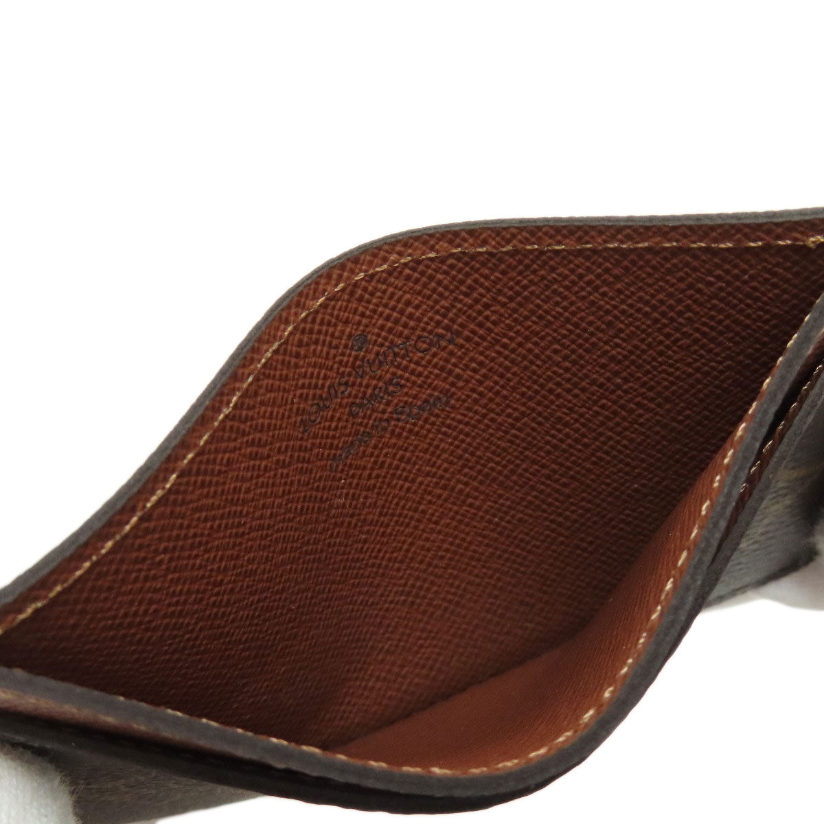 LOUIS VUITTON M61733 Porte Cartes・Simple Card Case Monogram canvas Ladies [Used]