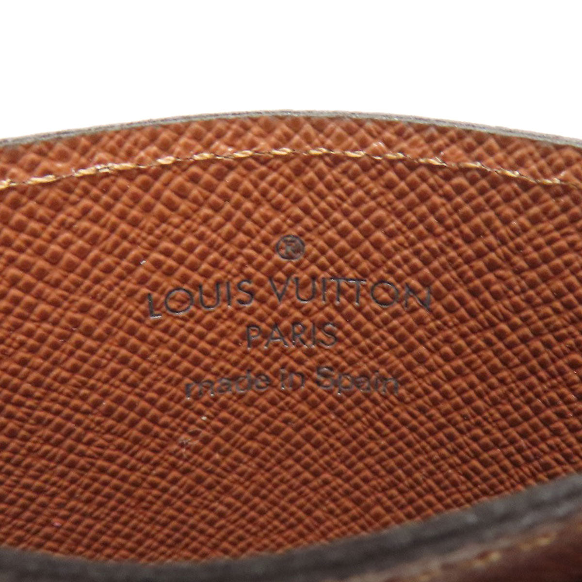 LOUIS VUITTON M61733 Porte Cartes・Simple Card Case Monogram canvas Ladies [Used]