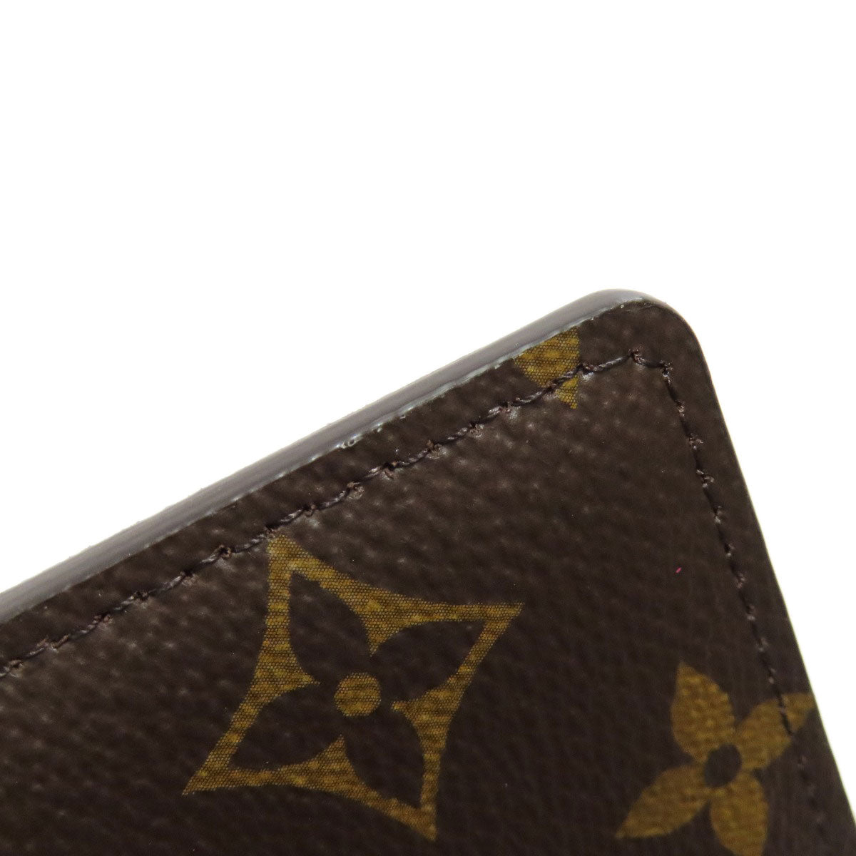 LOUIS VUITTON M61733 Porte Cartes・Simple Card Case Monogram canvas Ladies [Used]