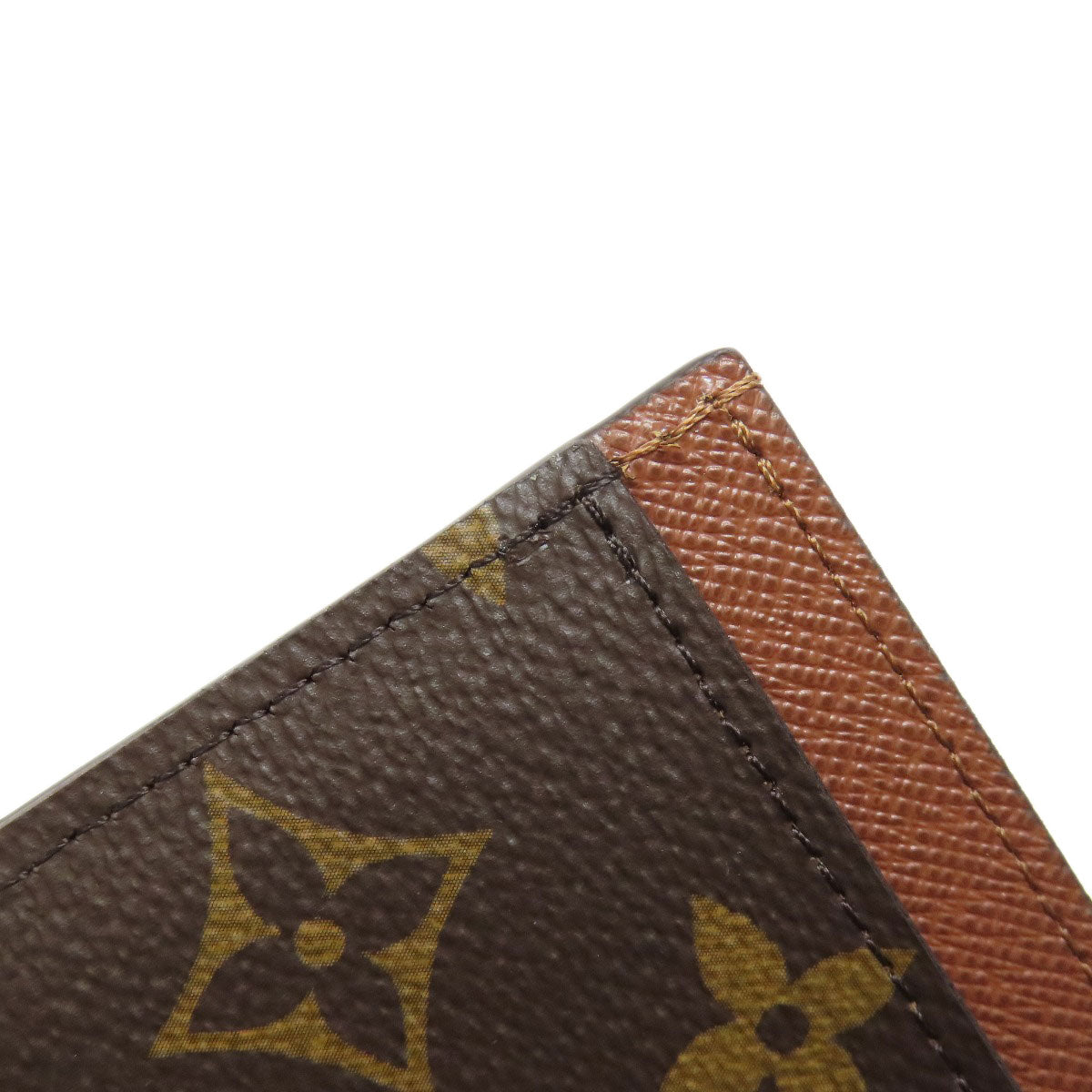 LOUIS VUITTON M61733 Porte Cartes・Simple Card Case Monogram canvas Ladies [Used]