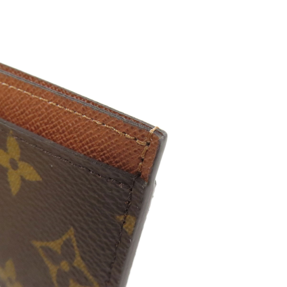 LOUIS VUITTON M61733 Porte Cartes・Simple Card Case Monogram canvas Ladies [Used]
