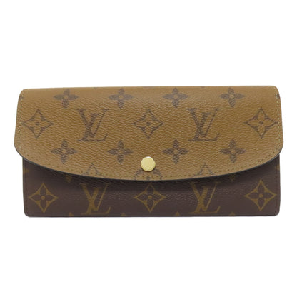 LOUIS VUITTON M82157 Portefeiulle ã» Emily Long wallet (with coin pocket) Monogram reverse Ladies [Used]