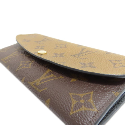 LOUIS VUITTON M82157 Portefeiulle ã» Emily Long wallet (with coin pocket) Monogram reverse Ladies [Used]