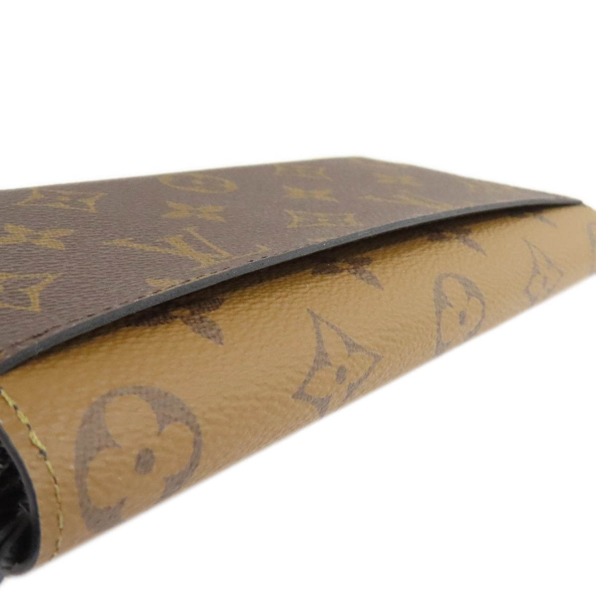 LOUIS VUITTON M82157 Portefeiulle ã» Emily Long wallet (with coin pocket) Monogram reverse Ladies [Used]