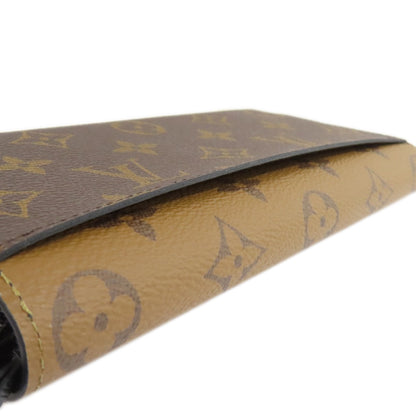 LOUIS VUITTON M82157 Portefeiulle ã» Emily Long wallet (with coin pocket) Monogram reverse Ladies [Used]