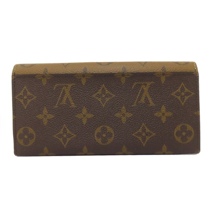 LOUIS VUITTON M82157 Portefeiulle ã» Emily Long wallet (with coin pocket) Monogram reverse Ladies [Used]