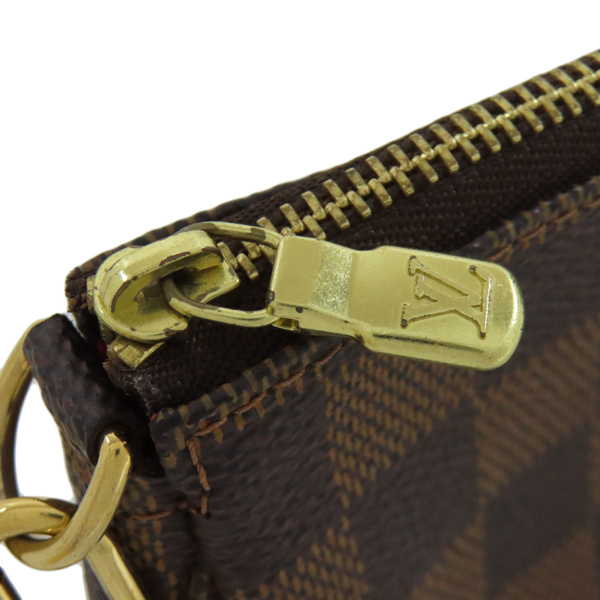 LOUIS VUITTON N58009 Mini Pochette Accessoires Accessory pouch Damier canvas Ladies [Used]