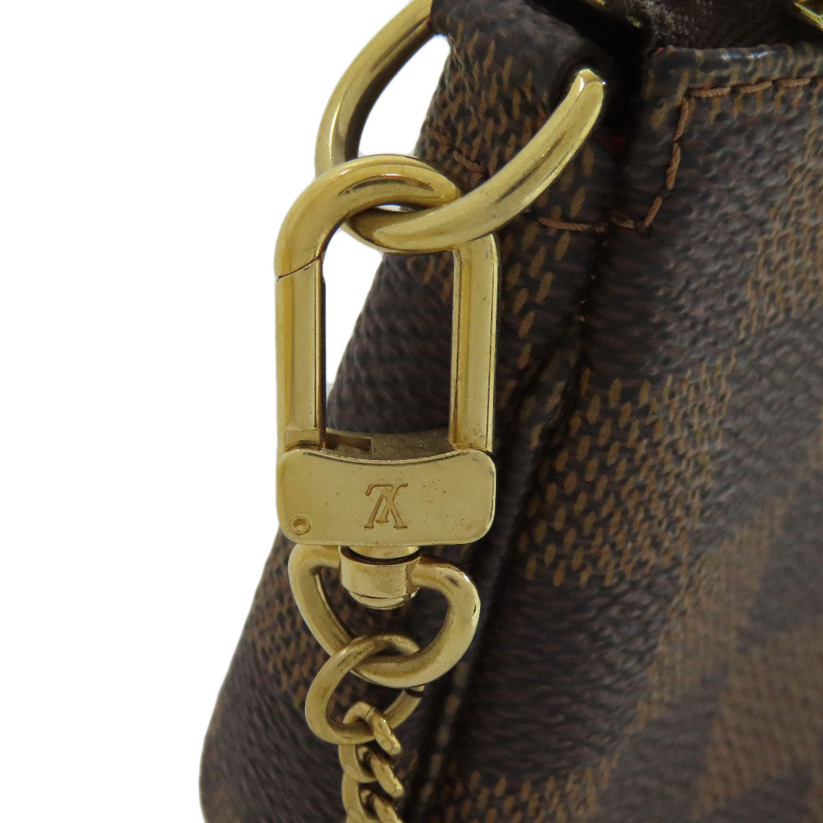 LOUIS VUITTON N58009 Mini Pochette Accessoires Accessory pouch Damier canvas Ladies [Used]