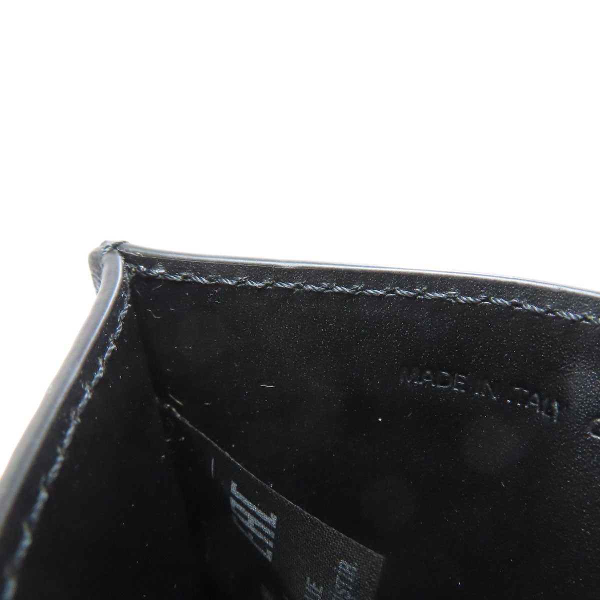 MaisonMargiela logo Card Case Leather Ladies [Used]