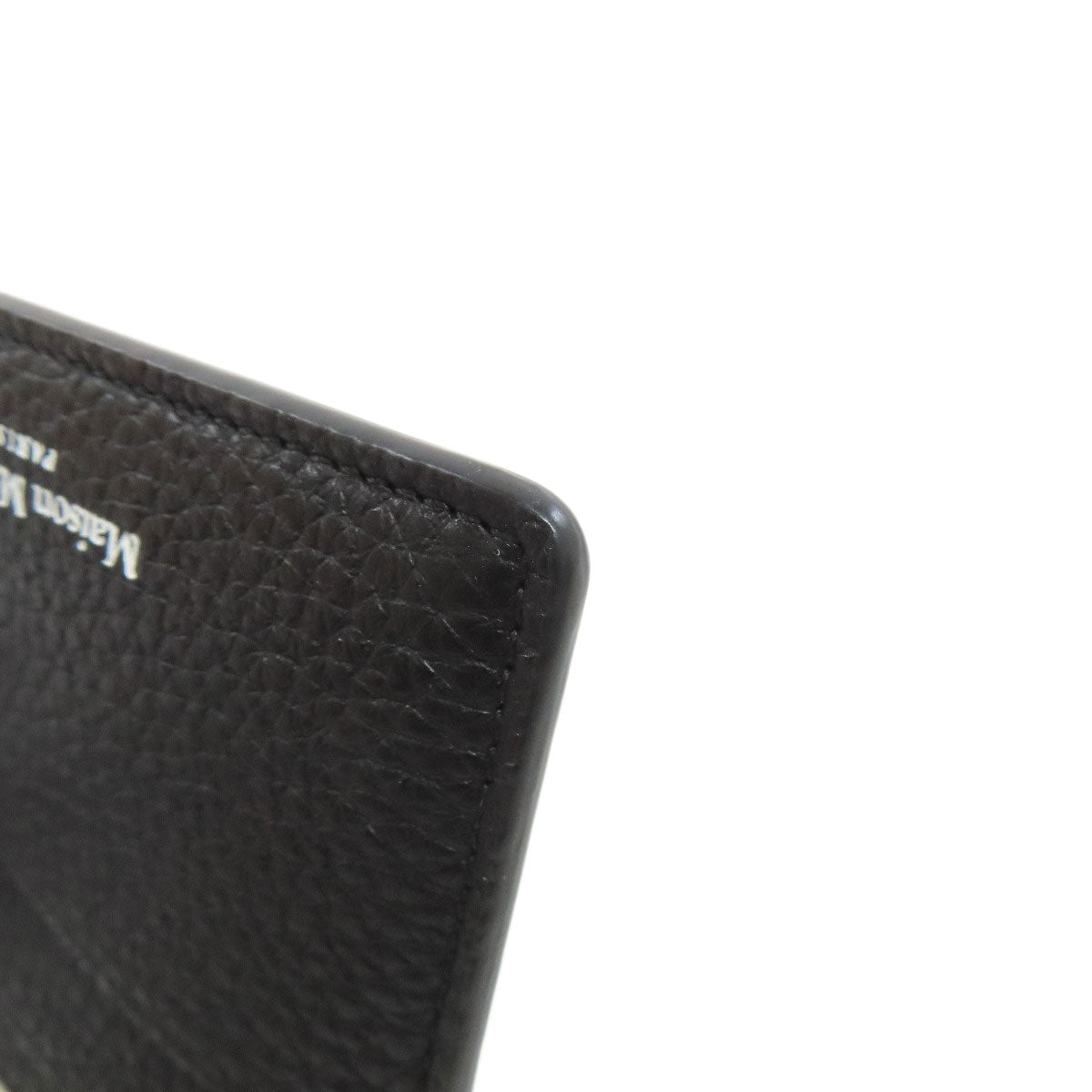 MaisonMargiela logo Card Case Leather Ladies [Used]