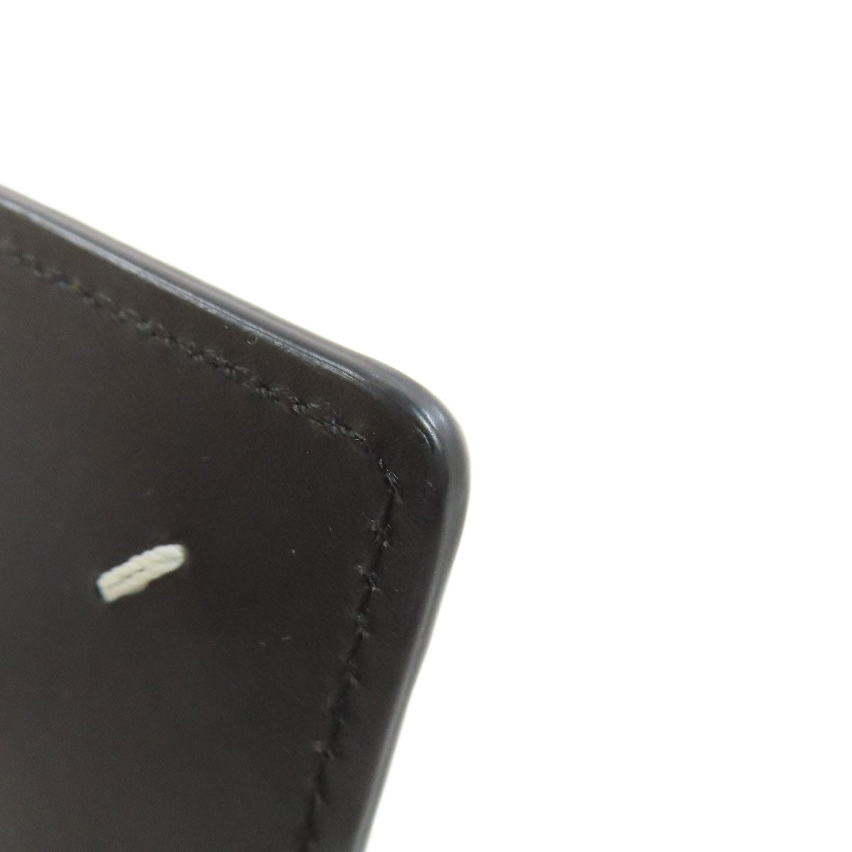 MaisonMargiela logo Card Case Leather Ladies [Used]